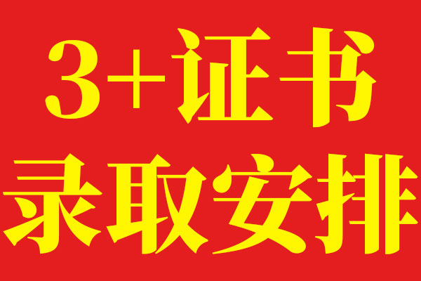 2020年广东省（3+证书）高职高考录取安排